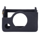 For FUJIFILM instax mini Evo Full Body Camera Genuine Leather Case Bag with Strap